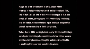 The Other Side of the Wind screenshot 2